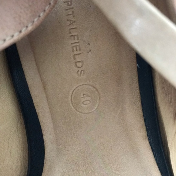 All Saints | Copper Heel Platform Leather Sandals - Picture 7 of 8